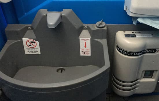 Luxury restroom trailer