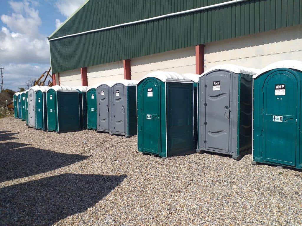 Luxury restroom trailer