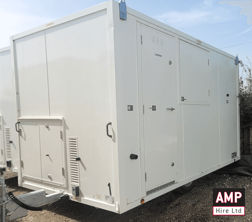 Luxury restroom trailer