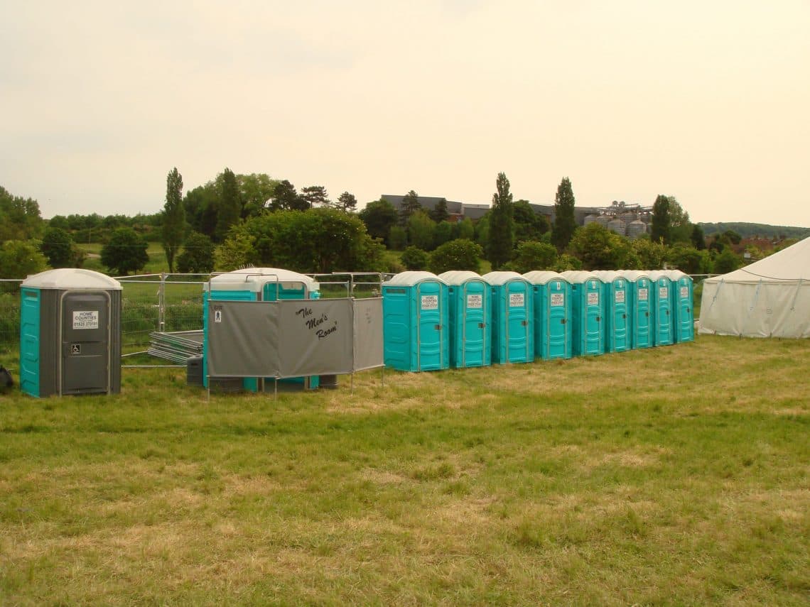 5 Man "Mens Room" Portable Urinal and other Event Portable Toilets