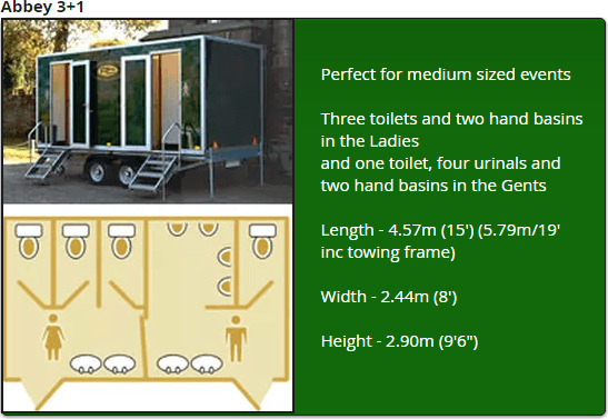 Portable Conveniences luxury restroom trailer