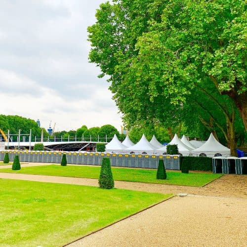 Portable toilet hire for events and construction sites in the UK