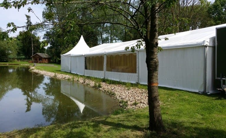 Umbravilia Marquees luxury restroom trailer