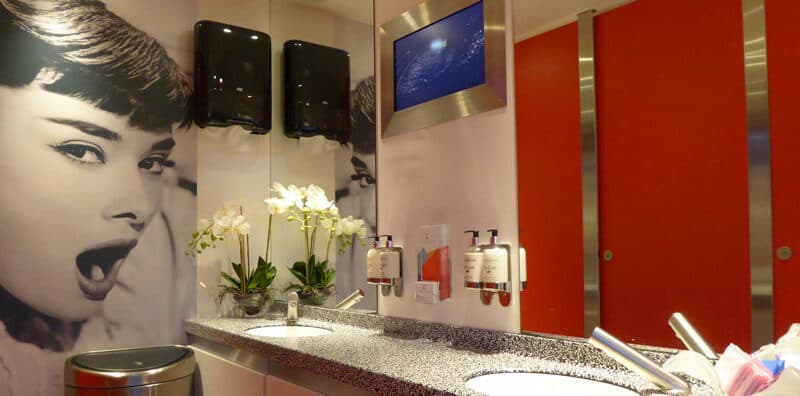 Sport interiors, prestige toilet hire
