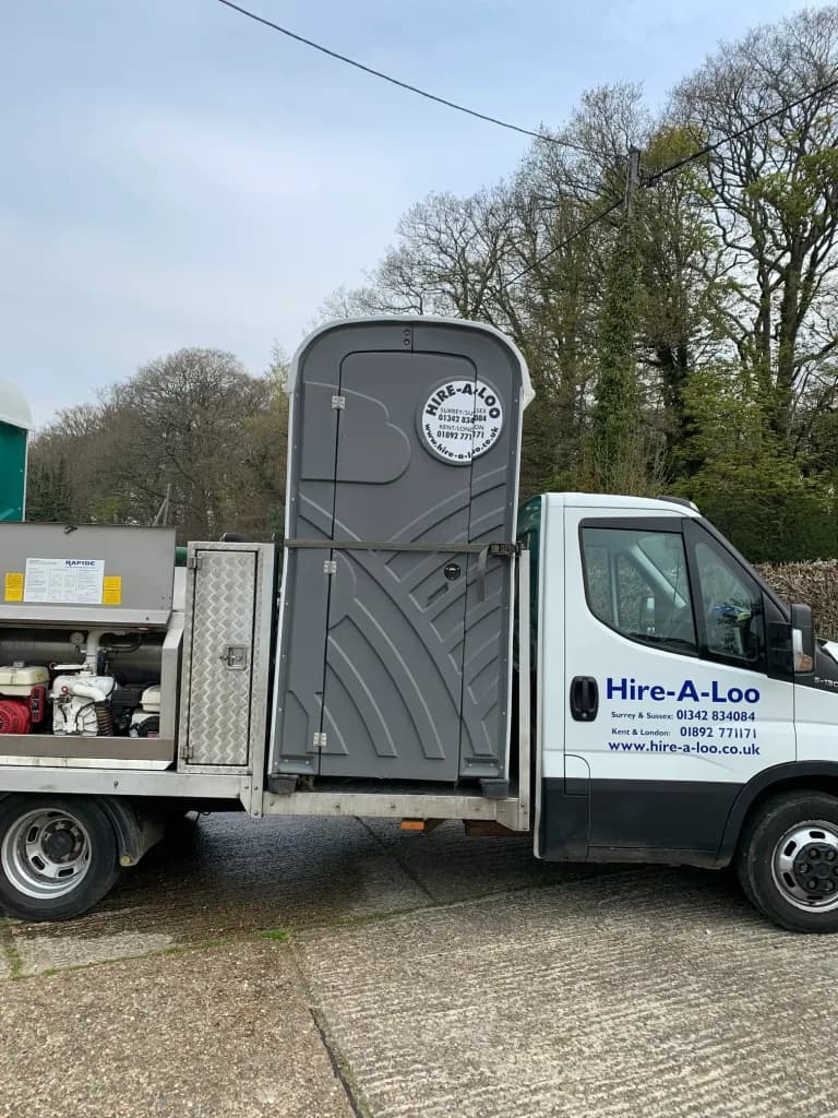 Luxury restroom trailer