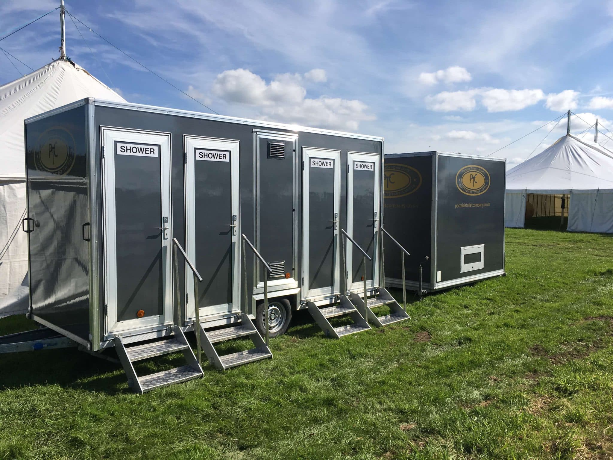 The Portable Toilet Company luxury restroom trailer