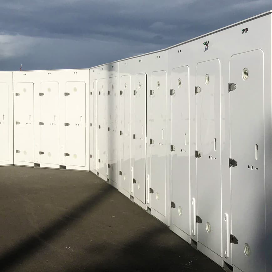 Luxury restroom trailer