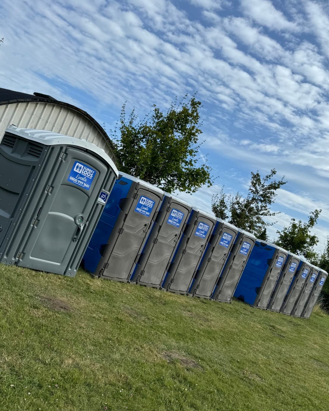 Luxury restroom trailer