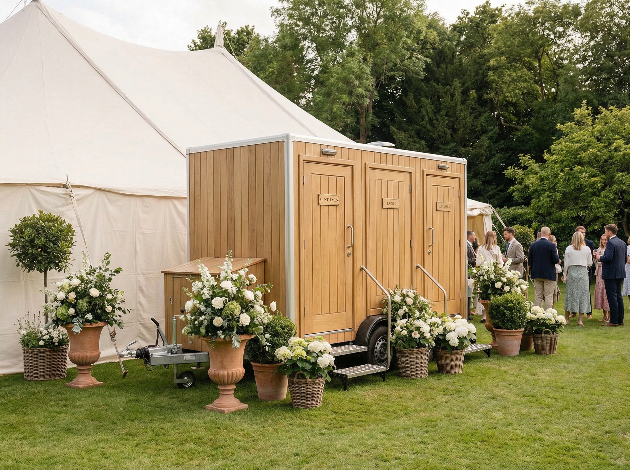 2+1 Trailer luxury toilet trailer